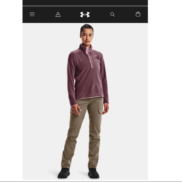 Under Armour Womens Pants Kargo / Work / Khaki size 4 - Picture 6 of 7